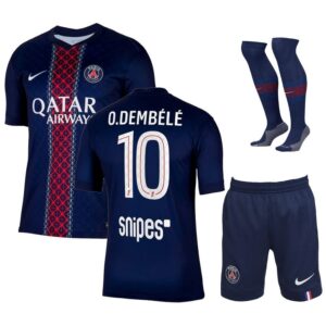 psg home kit kids jersey 2025 2026 dembélé