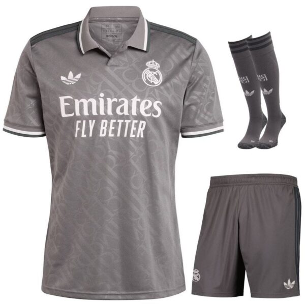 real madrid 2024 2025 third child kit shirt