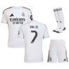 real madrid children’s home kit jersey 2025 2026 vini jr.