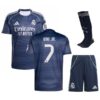 real madrid away child kit jersey 2025 2026 vini jr.