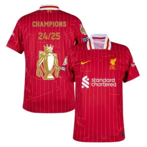 liverpool home kids jersey 2024 2025 winners trophy