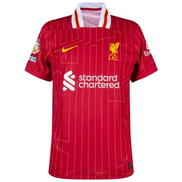 liverpool home kids jersey 2024 2025 winners trophy