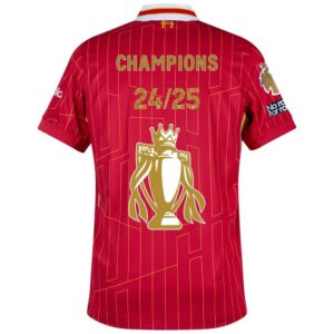 liverpool home kids jersey 2024 2025 winners trophy