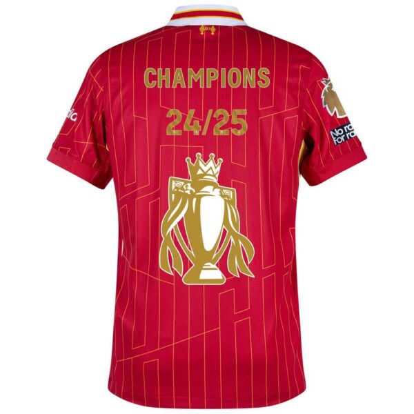 liverpool home kids jersey 2024 2025 winners trophy
