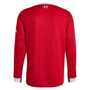 liverpool home jersey 2025 2026 long sleeve