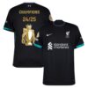 liverpool away kids jersey 2024 2025 winners trophy
