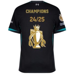 liverpool away kids jersey 2024 2025 winners trophy