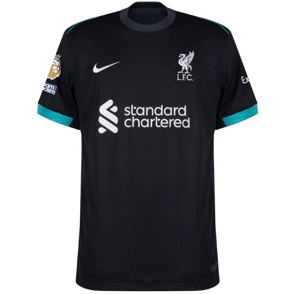 liverpool away kids jersey 2024 2025 winners trophy