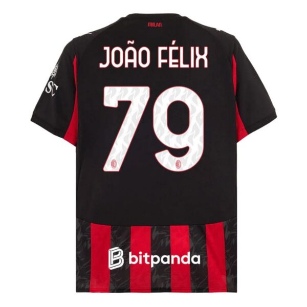 ac milan home kit kids jersey 2025 2026 joao felix