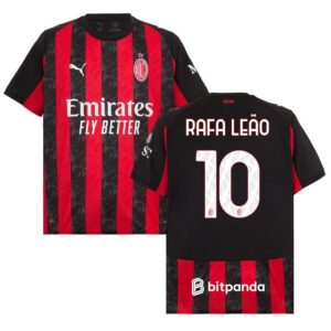 ac milan home shirt 2025 2026 rafael leao