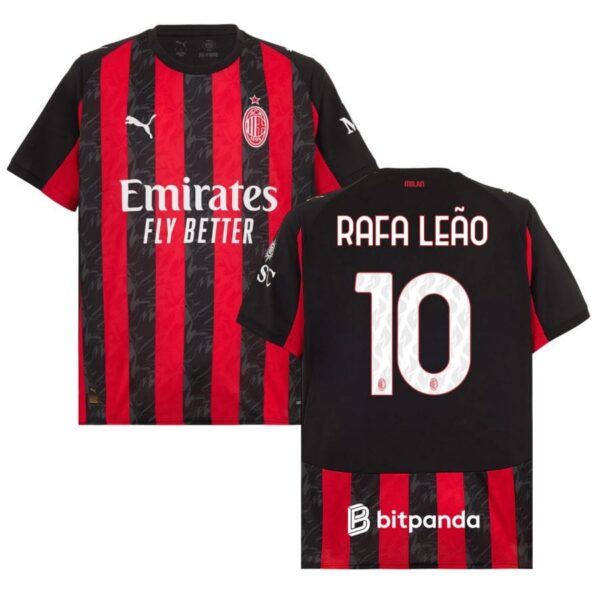 ac milan home shirt 2025 2026 rafael leao
