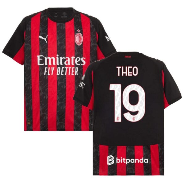 ac milan home jersey 2025 2026 theo