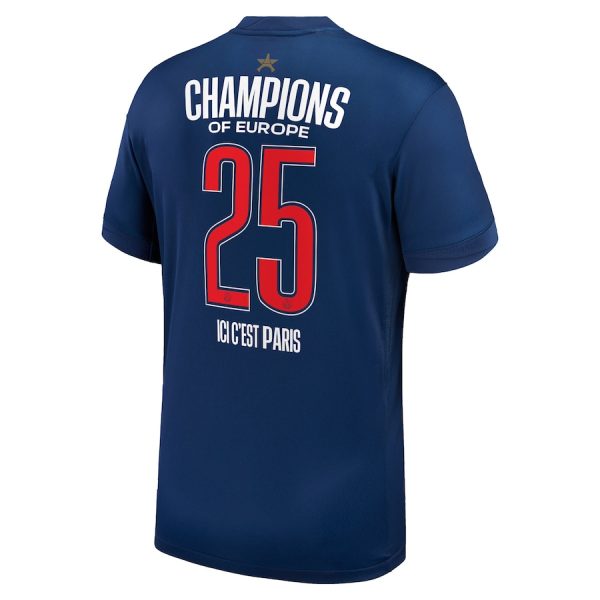 PSG 2025 European Champions 1 Star Match Jersey - Image 2