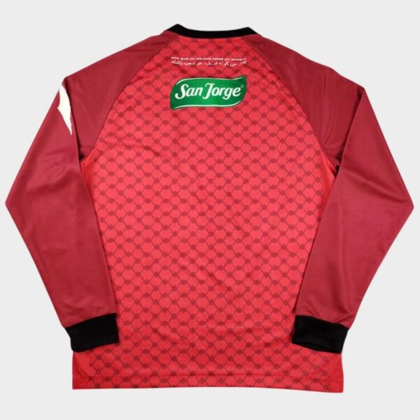 palestine cl 2025 2026 away jersey red long sleeves