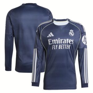 real madrid 2025 2026 away long sleeve jersey