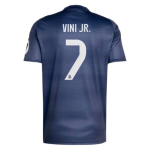 real madrid away child kit jersey 2025 2026 vini jr.