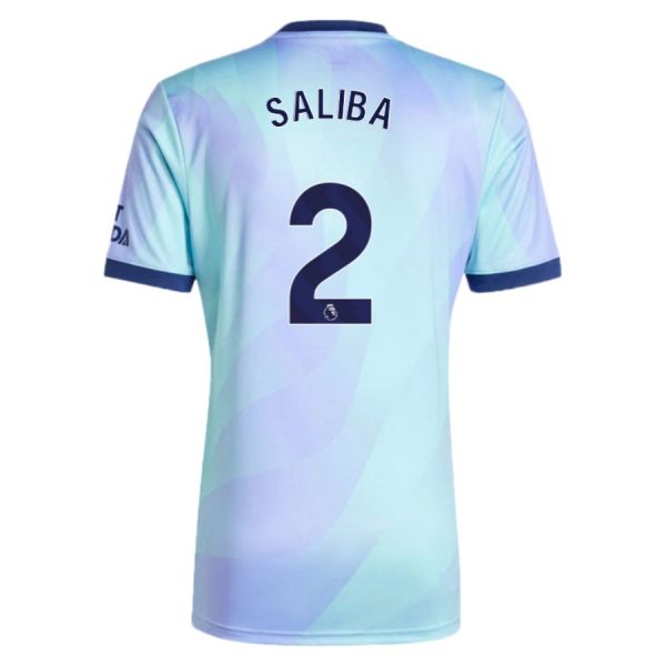 Arsenal Third Shirt 2024 2025 Saliba - Image 2