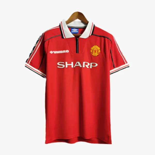 manchester united home retro jersey 1998 1999 2000