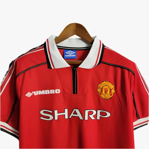 manchester united home retro jersey 1998 1999 2000