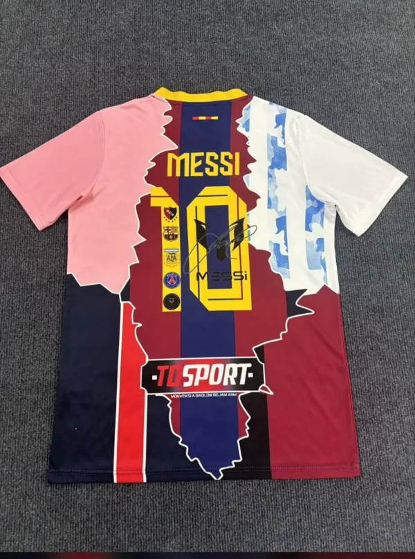 lionel messi goat combo all teams special jersey trikot maillot