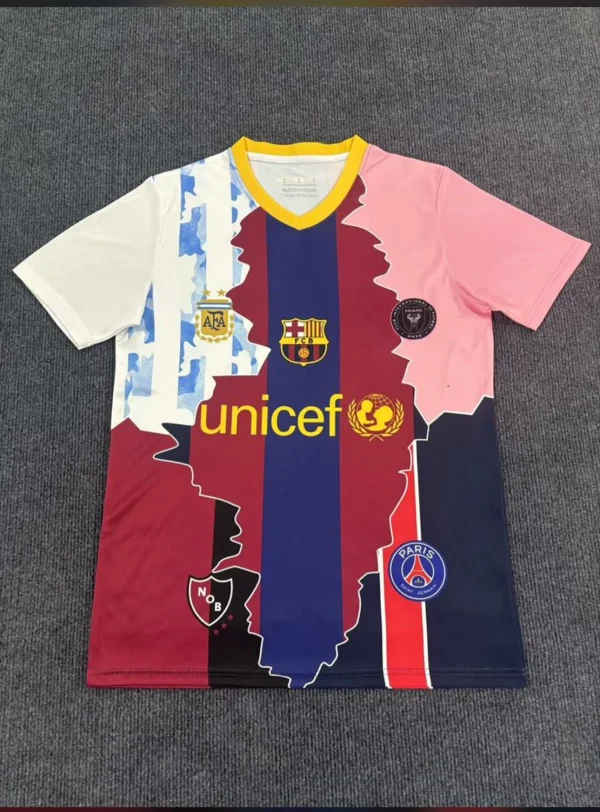 lionel messi goat combo all teams special jersey trikot maillot