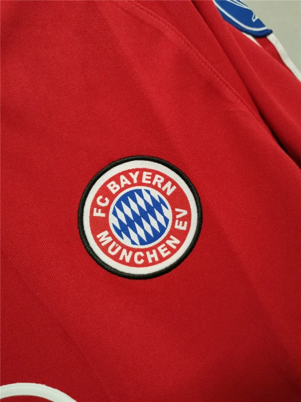 01 02 bayern munich retro jersey home ucl