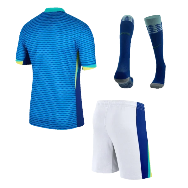 Brazil Away Custom Full Soccer Kits 2024 - Image 2