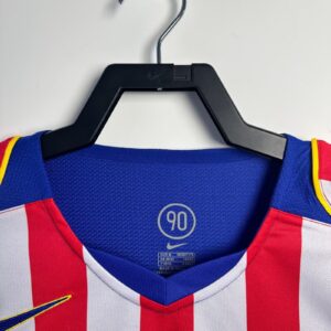 nike atletico madrid retro home soccer jersey long sleeve 2004 05