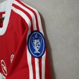 01 02 bayern munich retro jersey home ucl