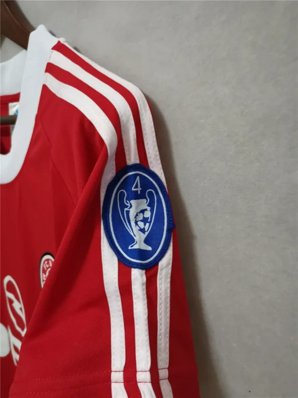 01 02 bayern munich retro jersey home ucl