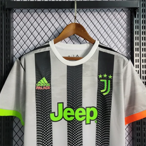 19 20 retro juventus x palace home soccer jerseys shirt