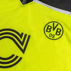 96 97 borussia dortmund retro jersey ucl home