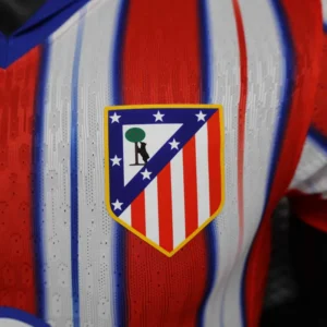 24 25 atletico madrid home soccer jersey player edition