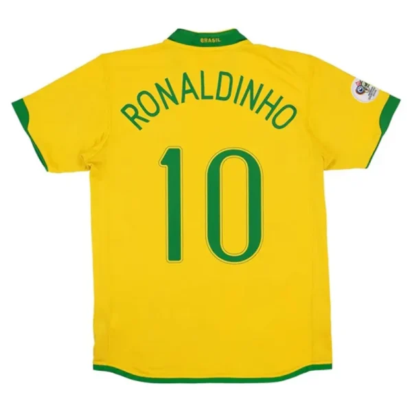 Brazil World Cup 2006 Retro Jersey Home - Image 3