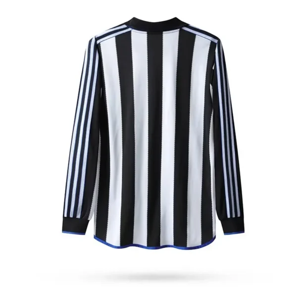 1999/00 newcastle retro long sleeve jersey home