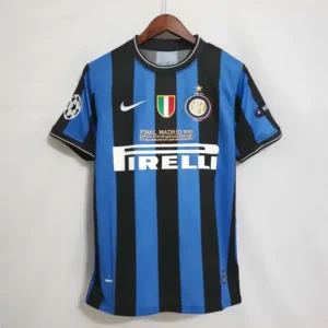 2009/10 inter milan ucl final retro home jersey