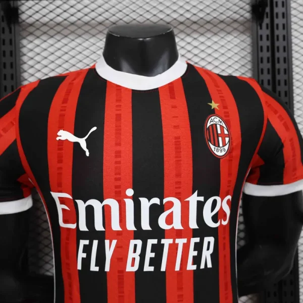 24-25 AC Milan Home Soccer Jersey Player Version - Image 6