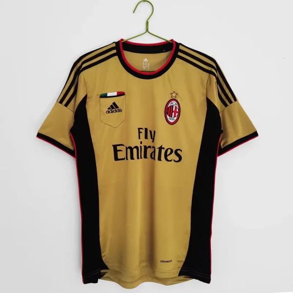 13-14 AC Milan Retro Jersey Third Away - Image 3