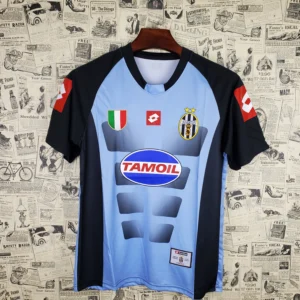 2002 03 juventus retro jersey goalkeeper grey
