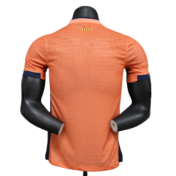 2025/26 Barcelona Players' Special Orange Football Shirt - Image 2