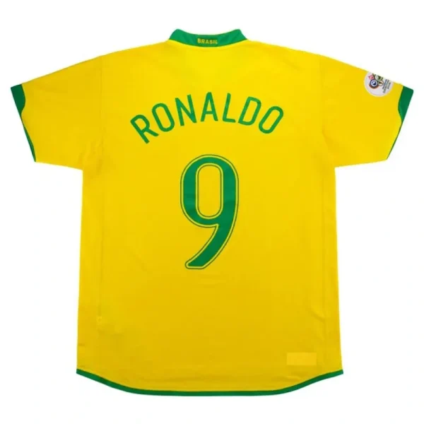 Brazil World Cup 2006 Retro Jersey Home - Image 5