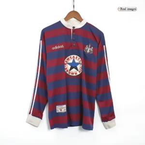 newcastle retro jersey long sleeve away 1995/96