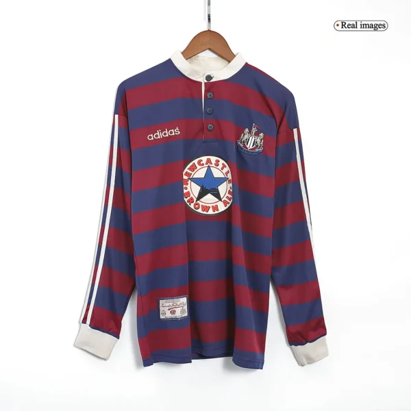 newcastle retro jersey long sleeve away 1995/96