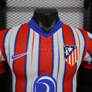 24 25 atletico madrid home soccer jersey player edition