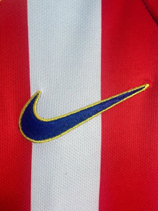 nike atletico madrid retro home soccer jersey long sleeve 2004 05