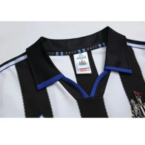 1999/00 newcastle retro long sleeve jersey home