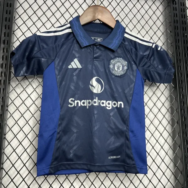 24-25 Manchester United Away Kids Jersey+Shorts - Image 6
