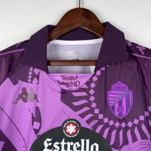 23 24 real valladolid away jersey fan version