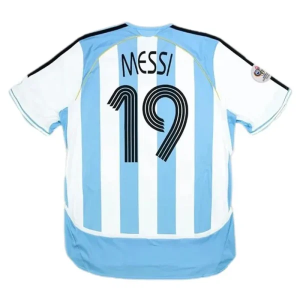Argentina Retro Jersey Home World Cup 2006 - Image 5