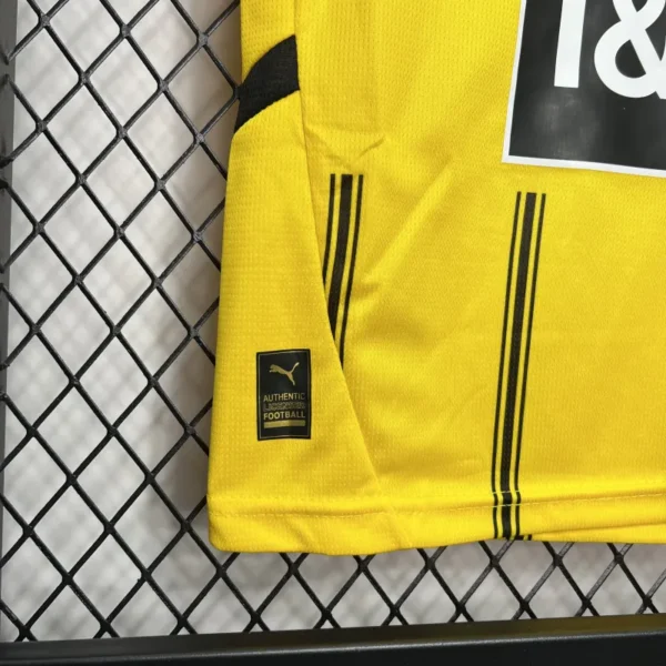 24 25 borussia dortmund home kids kit jersey+shorts